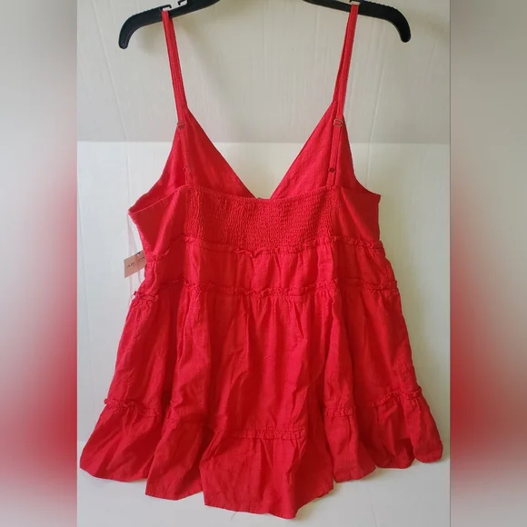 Arizona Junior's Summer Dress Sz XXL Tomato Puree Color - Picture 5 of 8